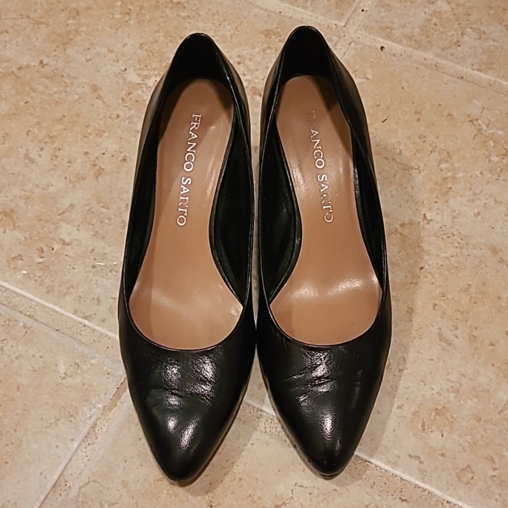 Franco Sarto, 6.5M, black leather